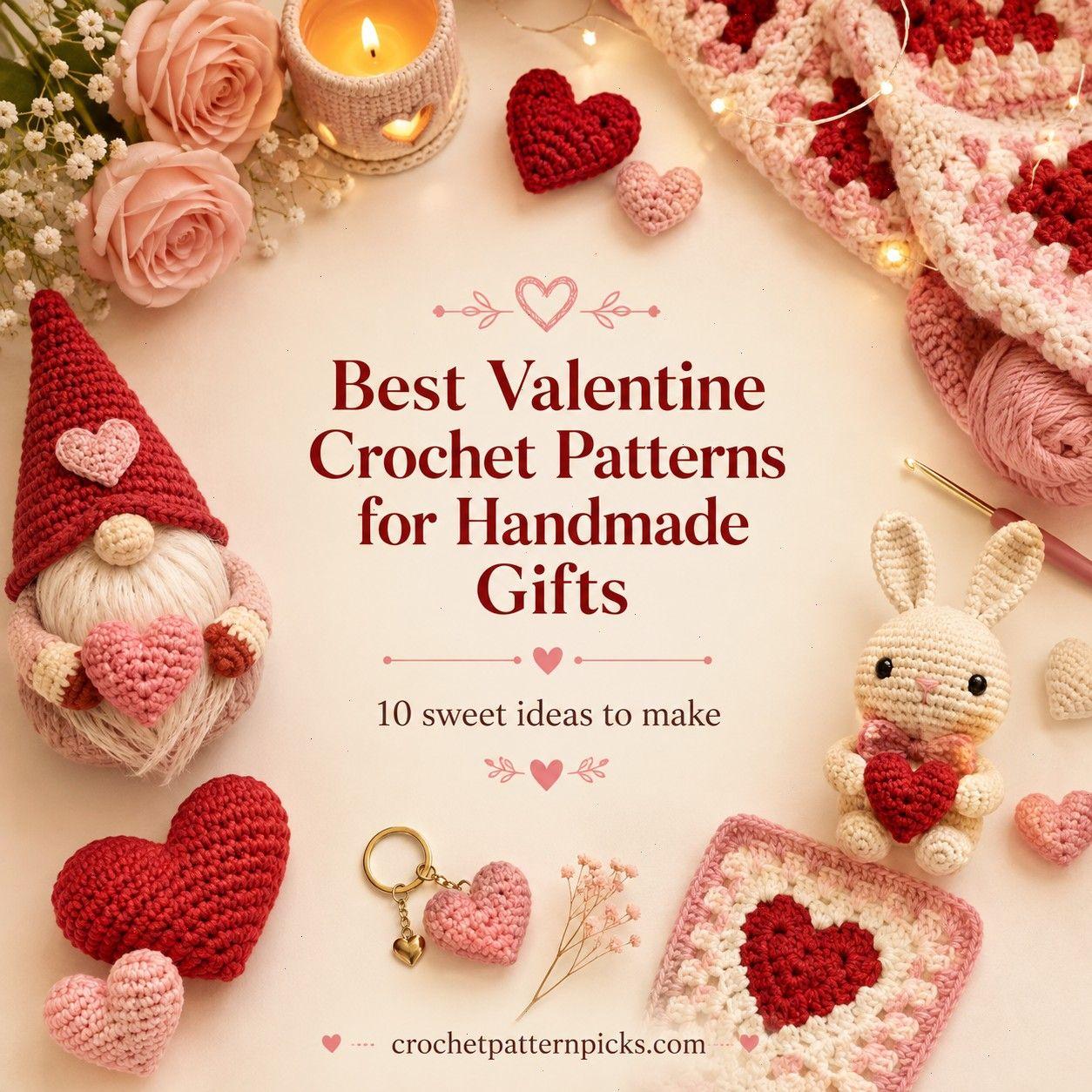 10 Best Valentine Crochet Patterns for Handmade Gifts