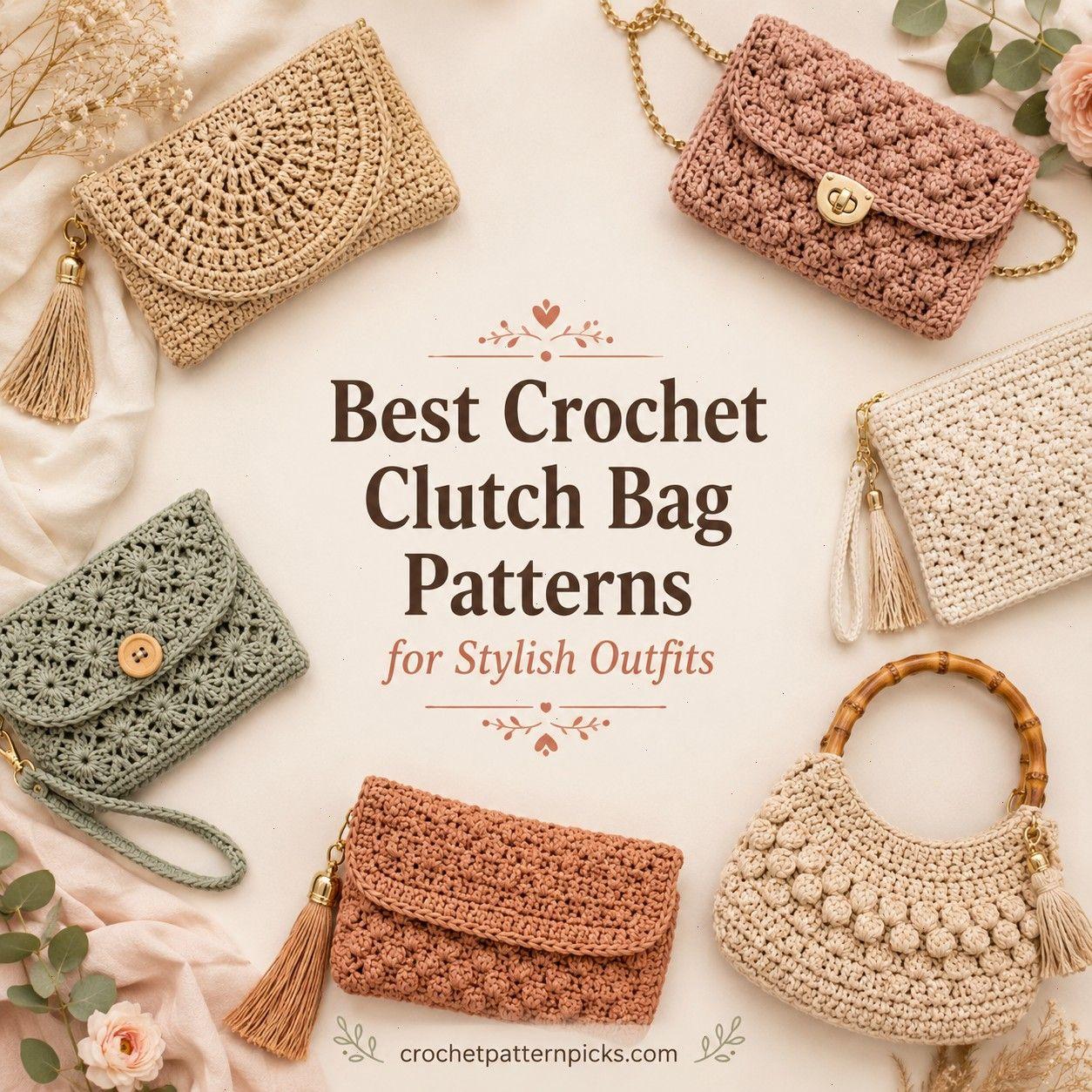10 Crochet Clutch Bag Patterns for Stylish Outfits