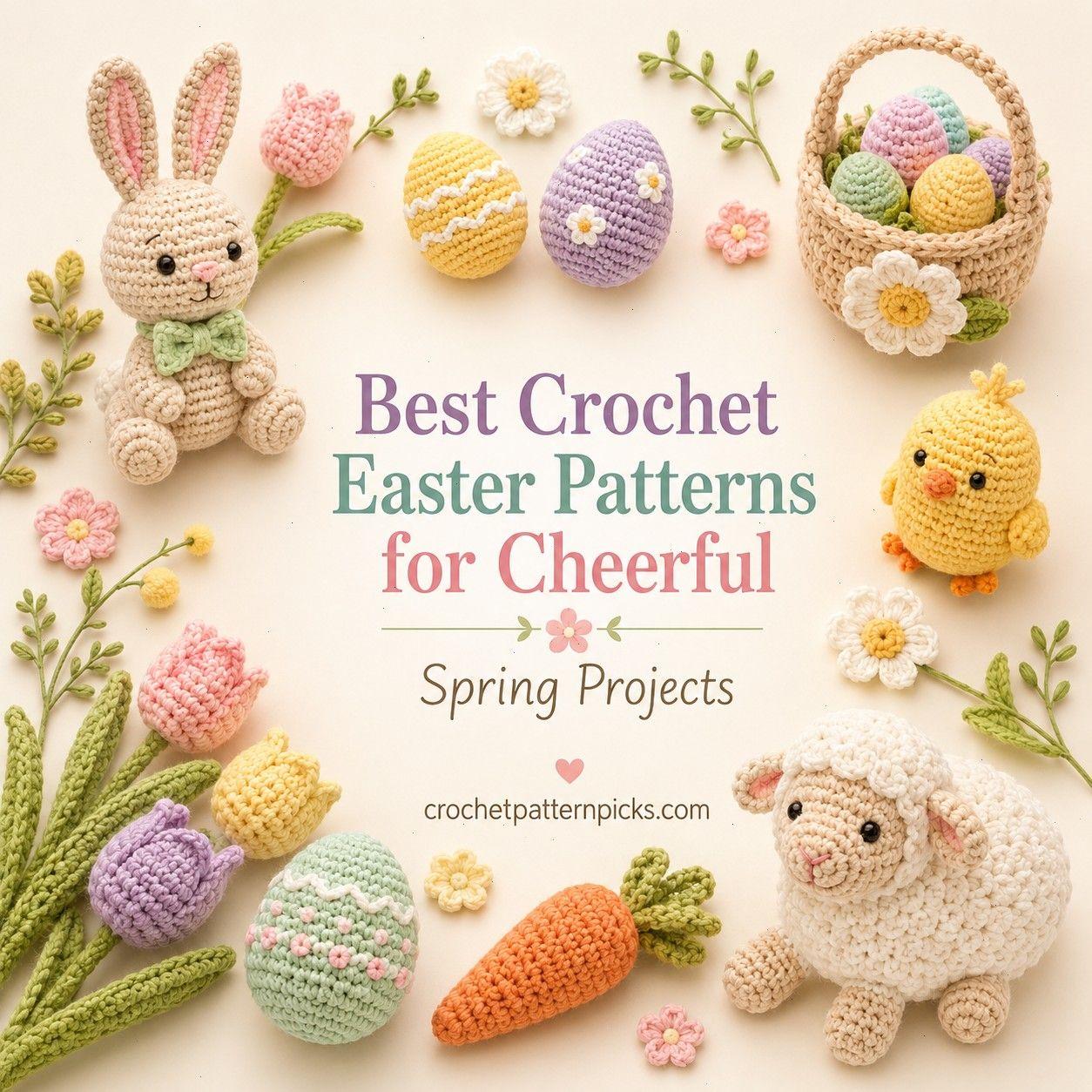 12 Crochet Easter Patterns for Cheerful Spring Projects