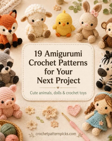 19 Amigurumi Crochet Patterns for Your Next Project