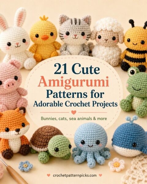 21 Cute Amigurumi Patterns for Adorable Crochet Projects