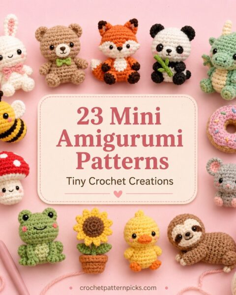 23 Mini Amigurumi Patterns for Tiny Crochet Creations