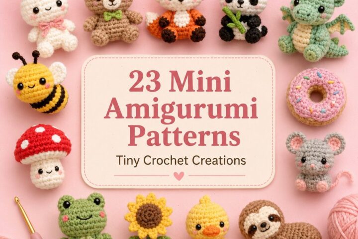 23 Mini Amigurumi Patterns for Tiny Crochet Creations