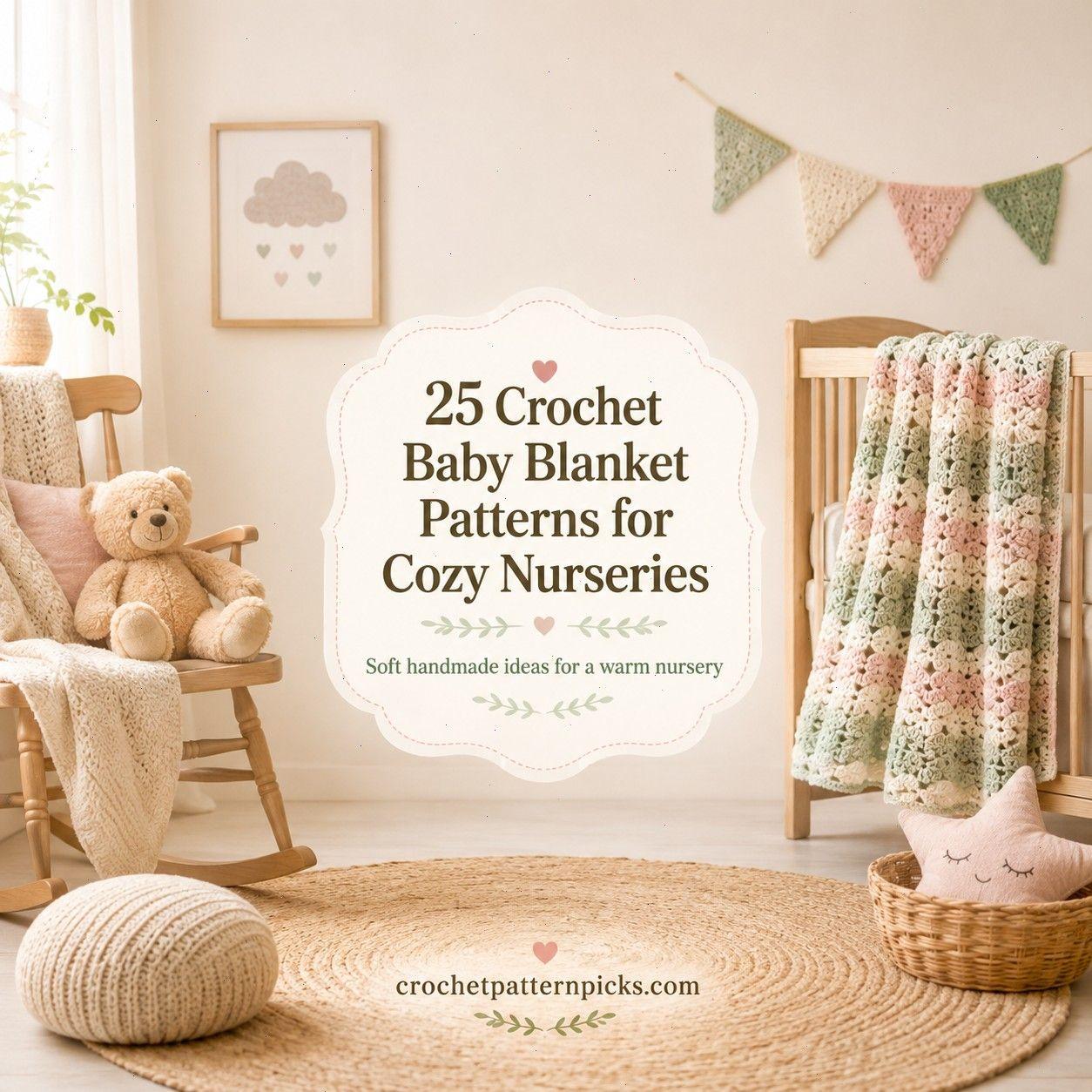 25 Crochet Baby Blanket Patterns for Cozy Nurseries