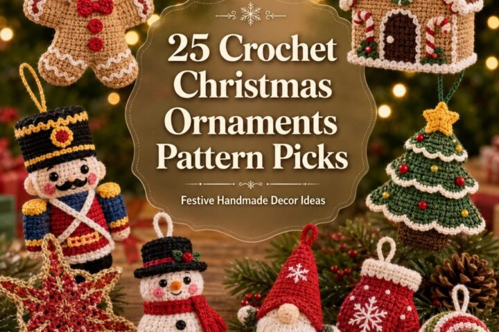 25 Crochet Christmas Ornaments Pattern Picks