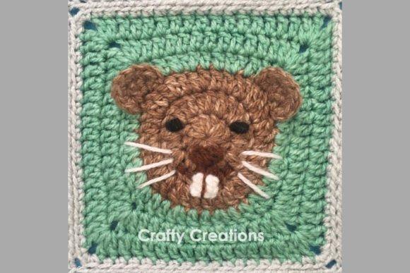 Beaver Granny Square Pattern — Crochet Granny Square Blanket Patterns Crochet Beaver Granny Square Pattern in six colors — Crochet Granny Square Blanket Patterns