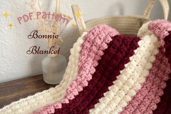 Bonnie Baby Blanket Crochet Pattern — mosaic crochet blanket patterns Mosaic crochet blanket pattern in bold colors with a textured design. — mosaic crochet blanket patterns