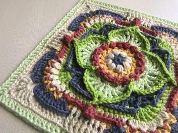 Brood of Angels Square — Crochet Granny Square Blanket Patterns Crochet Granny Square Blanket Patterns featuring Brood of Angels Square