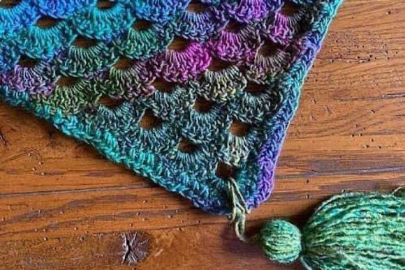 Cascading Shawl Pattern — crochet shawl patterns crochet shawl patterns in vibrant colors