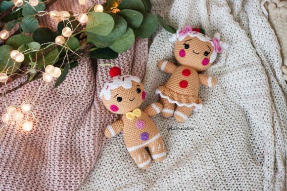 Crochet Christmas Gingerbread Ornaments — Crochet Christmas Ornaments Patterns Crochet Christmas Gingerbread ornaments with colorful details. — Crochet Christmas Ornaments Patterns