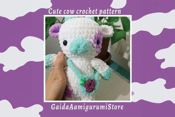 Cute Cow Crochet Pattern — amigurumi crochet patterns Amigurumi crochet patterns featuring a cute cow plush toy.