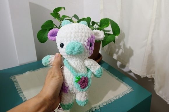 Cow Crochet Pattern — amigurumi crochet patterns Amigurumi crochet cow plush toy with colorful markings. — amigurumi crochet patterns