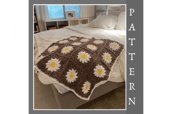 Daisy Granny Square Blanket — Crochet Granny Square Blanket Patterns Crochet Granny Square Blanket Patterns featuring daisy squares