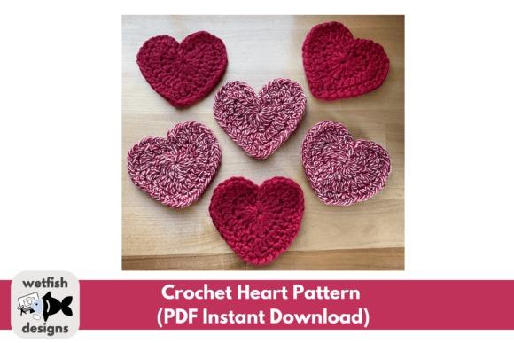 Crochet Heart Pattern — Valentine crochet patterns Crochet heart pattern in three sizes, perfect for Valentine's Day gifts. — Valentine crochet patterns