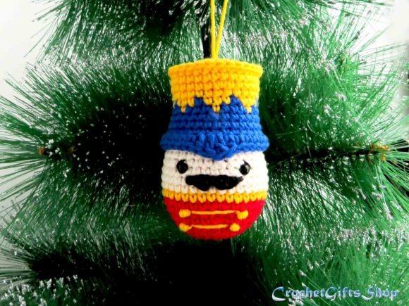 Crochet Christmas Ornaments — Crochet Christmas Ornaments Patterns Crochet Christmas Ornaments Patterns featuring a Nutcracker ornament.