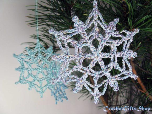 Crochet Snowflake Ornaments — Crochet Christmas Ornaments Patterns Crochet Christmas Ornaments Patterns featuring snowflake designs