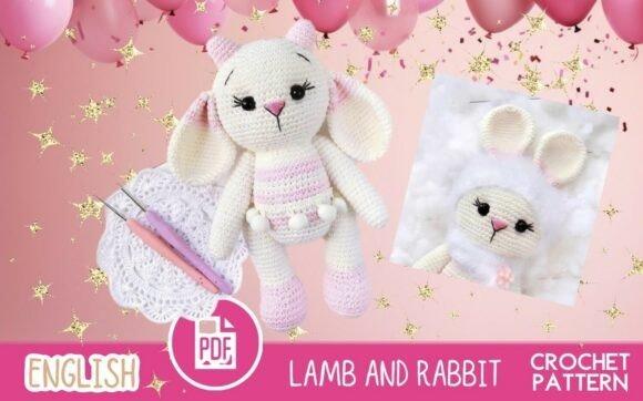 Crochet Rabbit and Lamb Patterns — crochet Easter patterns Crochet Easter patterns featuring a rabbit and lamb amigurumi design.