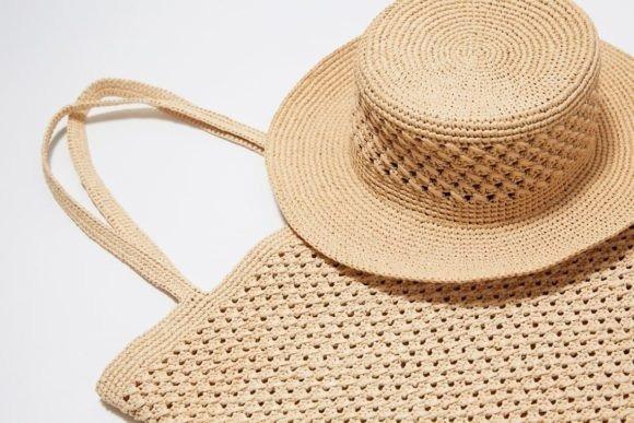 Crochet Raffia Flat Top Sun Hat — crochet bucket hat patterns Crochet raffia flat top sun hat pattern — crochet bucket hat patterns