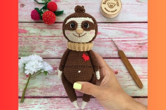 Mini Sloth Amigurumi Pattern — mini amigurumi patterns Mini sloth amigurumi crochet pattern — mini amigurumi patterns
