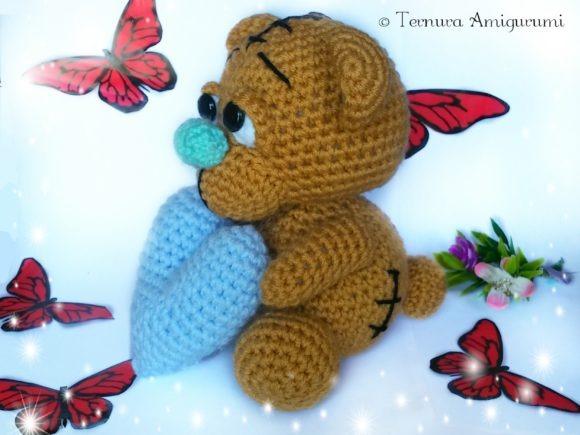 Valentine's Day Bear Crochet Pattern — Valentine crochet patterns Crochet Valentine's Day bear amigurumi gift — Valentine crochet patterns