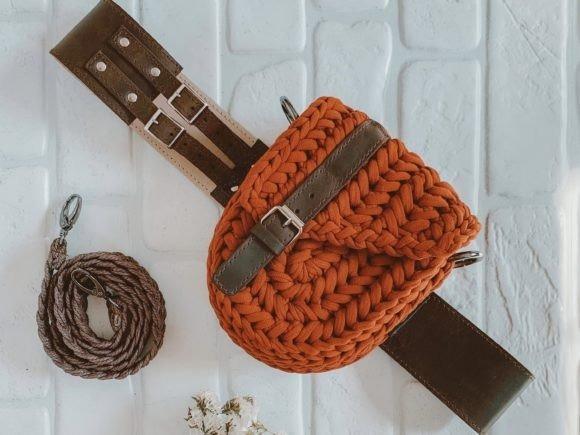 Crochet Crossbody Bag Pattern — crochet crossbody bag patterns Crochet crossbody bag pattern in orange with removable strap — crochet crossbody bag patterns