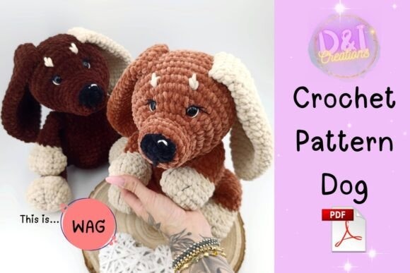 Dog Crochet Pattern Amigurumi — amigurumi crochet patterns Amigurumi crochet patterns featuring two dog plush toys.