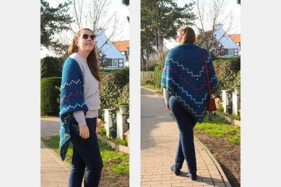 Fairy Lights Shawl — crochet shawl patterns Crochet shawl featuring colorful bobbles and a triangle design. — crochet shawl patterns