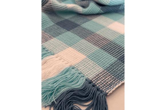 Gingham Crochet Blanket — cozy crochet blanket patterns cozy crochet blanket patterns in a gingham design with blue and white colors