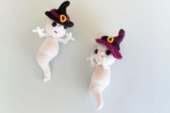 Halloween Gnost Crochet Pattern — Crochet Halloween Patterns Crochet Halloween Gnost with Hat — Crochet Halloween Patterns