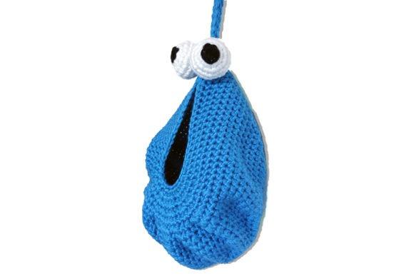 Hanging Monster Basket — crochet basket patterns Hanging Monster Basket crochet pattern for children's storage — crochet basket patterns
