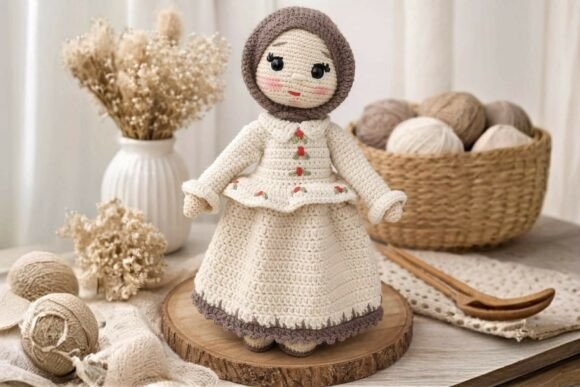 Hijabi Doll Crochet Pattern — amigurumi crochet patterns Hijabi Doll crochet pattern showcasing detailed character elements. — amigurumi crochet patterns