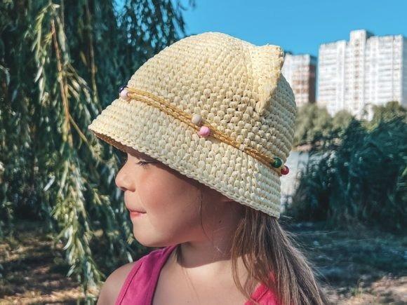 Kid Bucket Hat with Ears — crochet bucket hat patterns Crochet bucket hat with ears for kids — crochet bucket hat patterns
