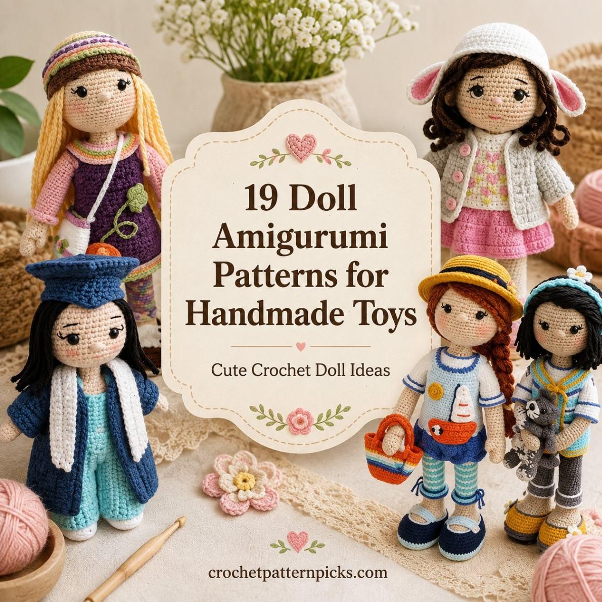 19 Doll Amigurumi Patterns for Handmade Toys