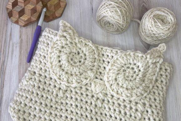 Owl Basket Crochet Pattern — crochet basket patterns Crochet owl basket pattern with yarn and hook — crochet basket patterns