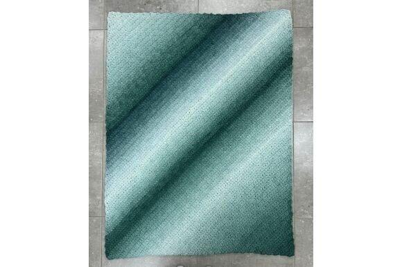 Perfect Phasing Diagonal Blanket — cozy crochet blanket patterns Cozy crochet blanket pattern in gradient yarn — cozy crochet blanket patterns