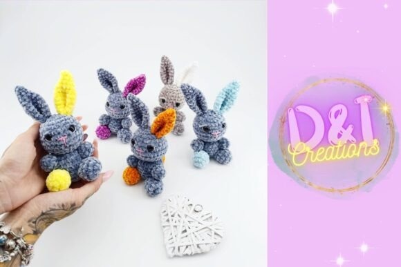 Crochet Rabbit Amigurumi Patterns — amigurumi crochet patterns Amigurumi crochet rabbit patterns in various colors. — amigurumi crochet patterns