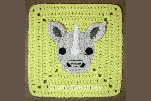 Rhinoceros Granny Square Pattern — Crochet Granny Square Blanket Patterns Rhinoceros Granny Square Crochet Pattern — Crochet Granny Square Blanket Patterns