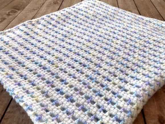 Sherbet Baby Blanket Pattern — cozy crochet blanket patterns Cozy crochet blanket pattern in pastel colors — cozy crochet blanket patterns