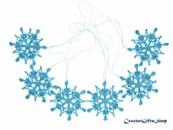 Crochet Snowflake Ornaments — Crochet Christmas Ornaments Patterns Crochet Christmas Ornaments Patterns featuring blue snowflake designs