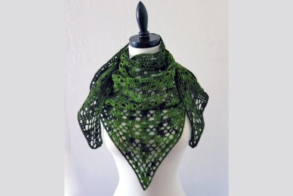 Spring Shawl Crochet Pattern — crochet shawl patterns crochet shawl patterns in green yarn
