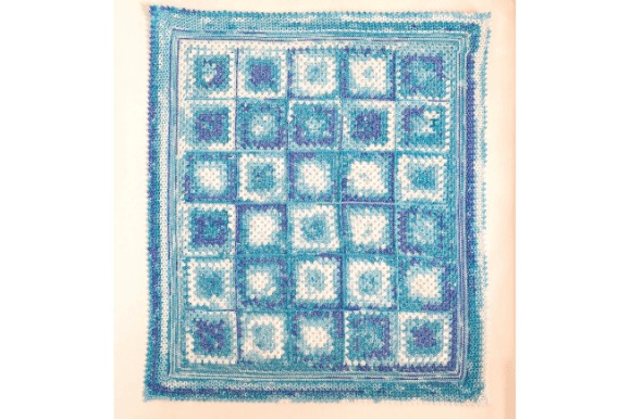 Crochet Granny Square Blanket — Crochet Granny Square Blanket Patterns Crochet Granny Square Blanket Patterns in blue tones