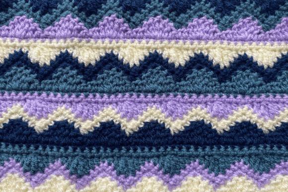 Winter Solstice Crochet Blanket — cozy crochet blanket patterns cozy crochet blanket patterns in purple and blue hues