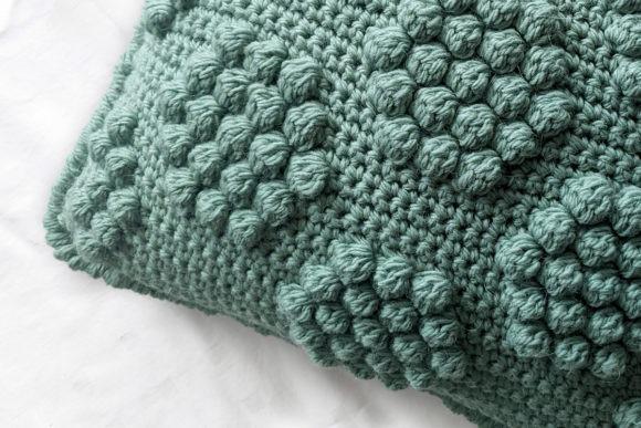 XO Bobble Pillow Cover — crochet pillow patterns crochet pillow patterns featuring bobble stitches