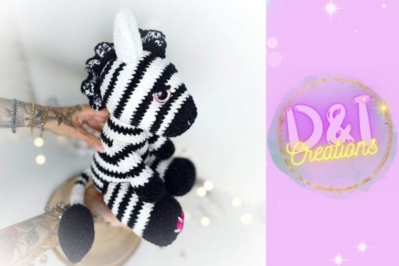 Zebra Amigurumi Pattern — cute amigurumi patterns Cute amigurumi zebra with black-and-white stripes — cute amigurumi patterns