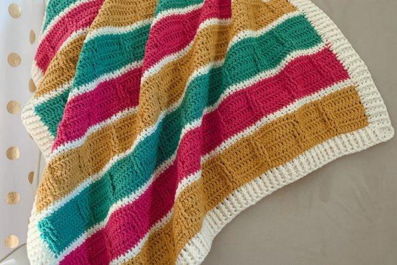 Bejeweled Boxes Baby Blanket — Crochet Baby Blanket Patterns Crochet Baby Blanket Patterns featuring Bejeweled Boxes design