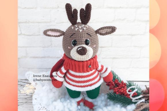 Christmas Reindeer Amigurumi — Christmas Crochet Patterns Christmas Reindeer amigurumi pattern for festive projects — Christmas Crochet Patterns