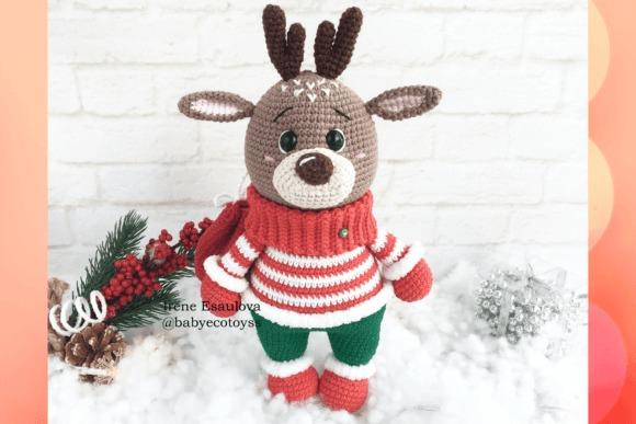 Christmas Reindeer Amigurumi — Christmas Crochet Patterns Christmas Reindeer amigurumi pattern for festive projects — Christmas Crochet Patterns