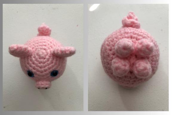 Chubby Pig Amigurumi — Cute Animal Amigurumi Patterns Chubby Pig amigurumi crochet pattern in pink yarn — Cute Animal Amigurumi Patterns