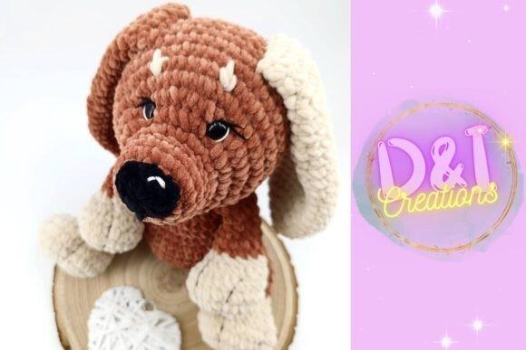 Dog Crochet Pattern Amigurumi — Cute Animal Amigurumi Patterns Cute Animal Amigurumi Patterns featuring a dog crochet plush