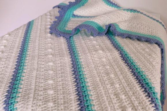 Fairy Skies Baby Blanket — Crochet Baby Blanket Patterns Crochet Baby Blanket Patterns featuring textured fabric in lavender and blue